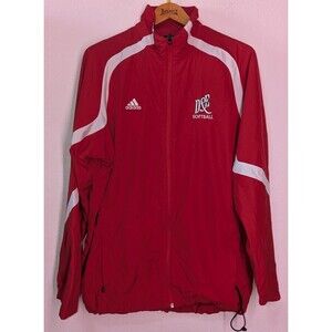 D&E Softball adidas Climalite Pullover Men's Red/White Size M Medium (46)